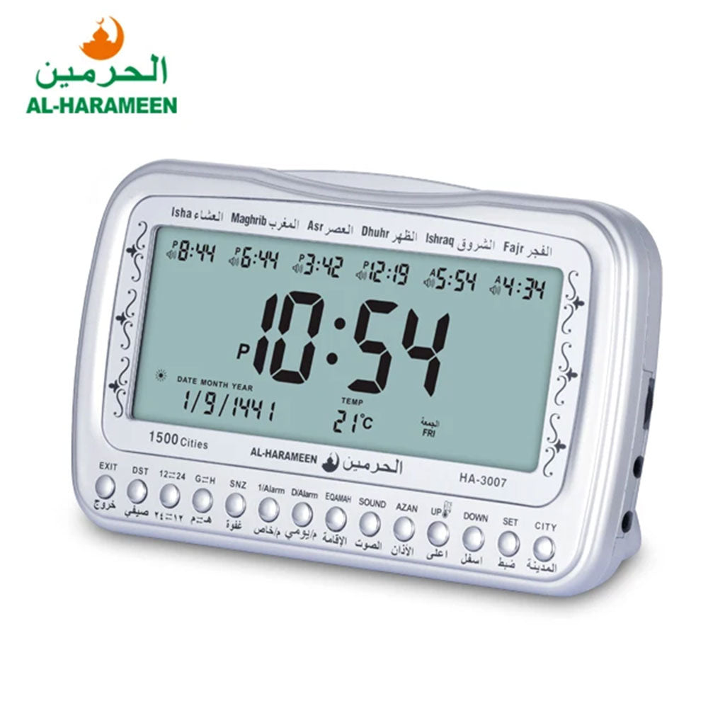 Horloge Azan Digitale Intelligente – Prières Précises & Fonctions Complètes