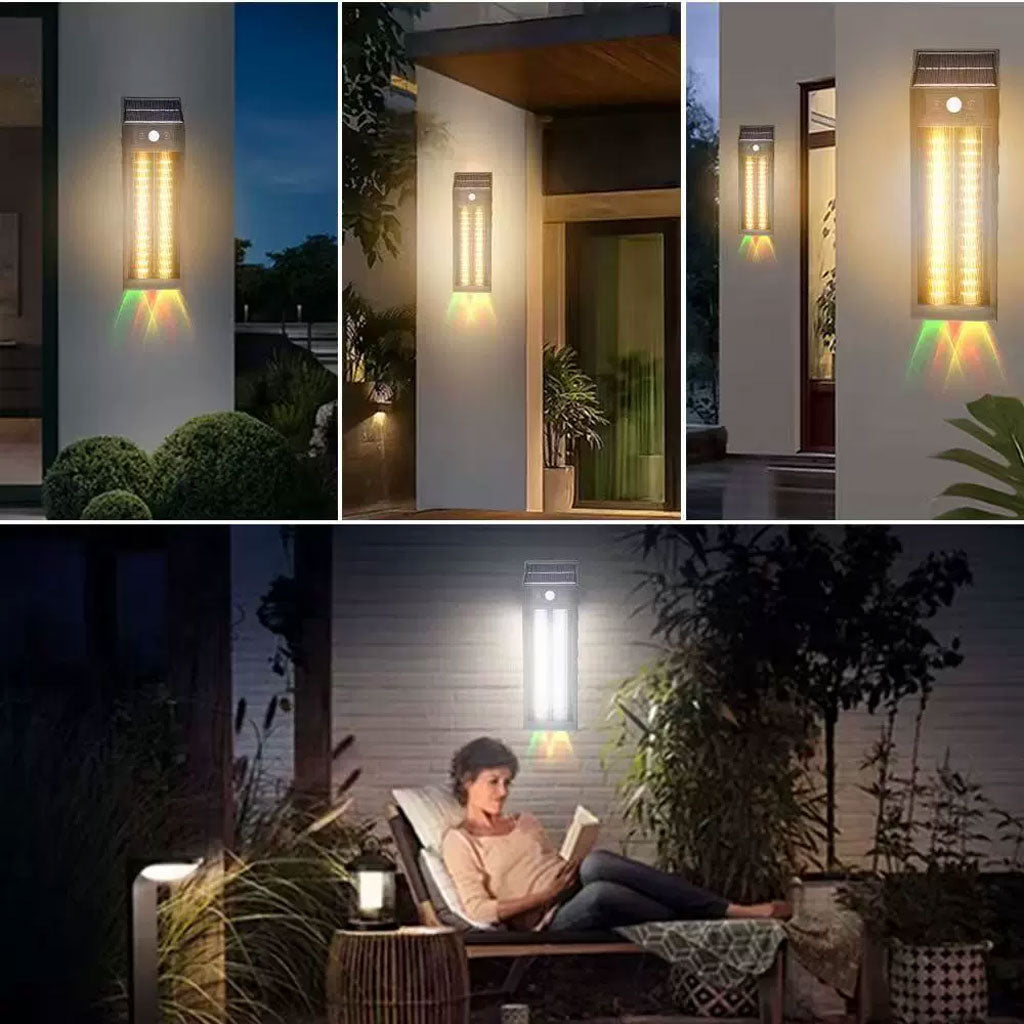 Applique Solaire Extérieure Intelligente – LED Détecteur de Mouvement