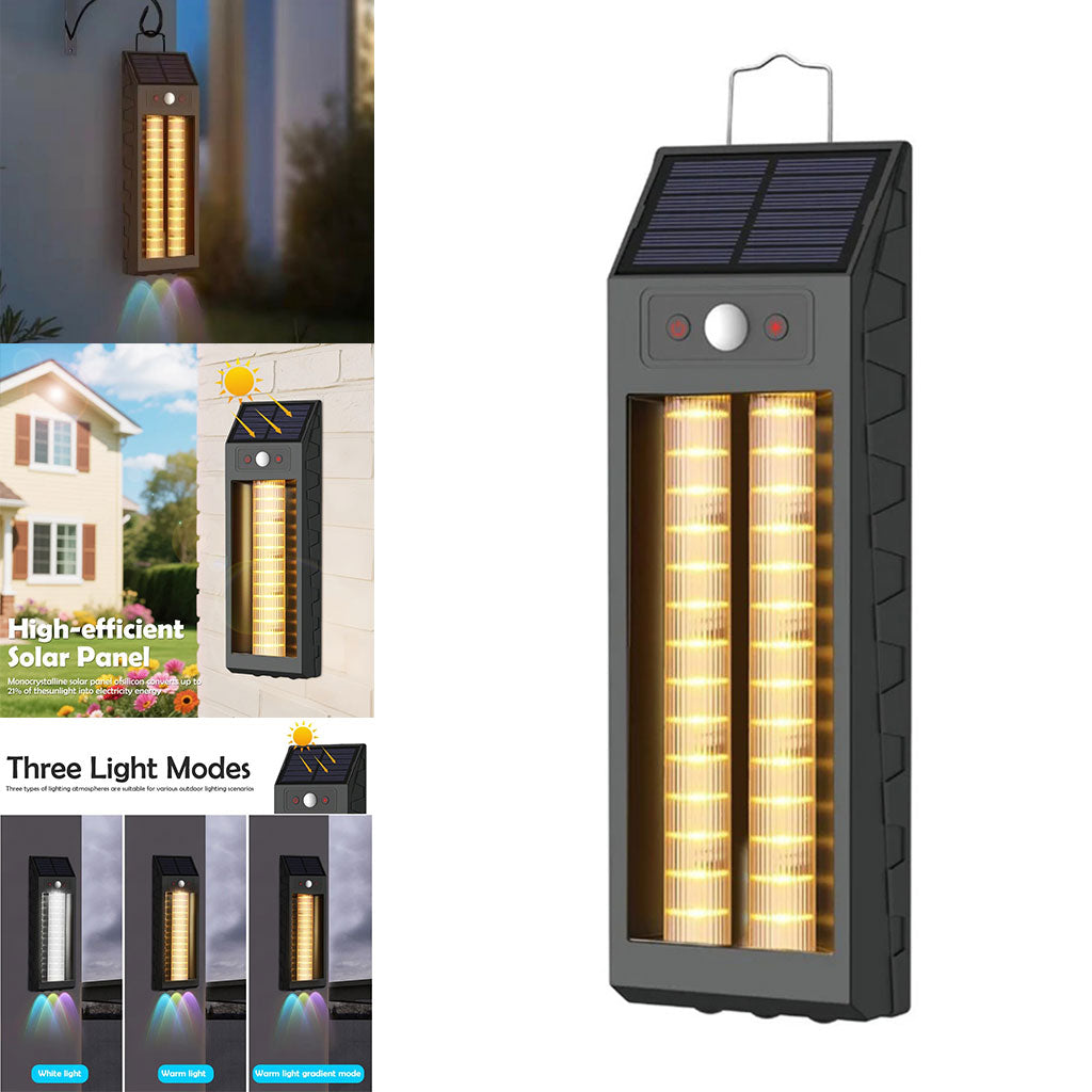 Applique Solaire Extérieure Intelligente – LED Détecteur de Mouvement