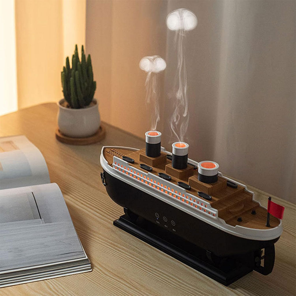 Humidificateur et Diffuseur d'Arômes Design "Paquebot Classique"