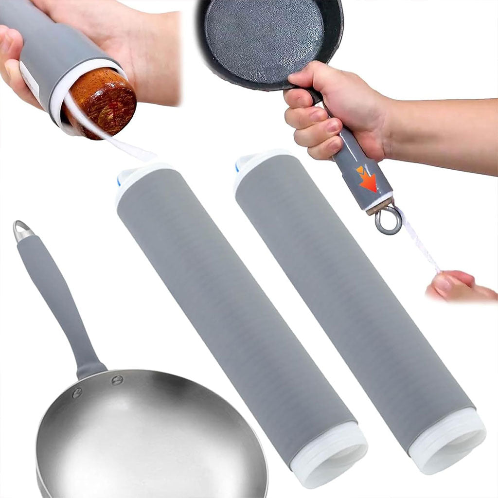 Housses de Poignée en Silicone Résistantes à la Chaleur 240°C Universelles pour Casseroles et Poêles