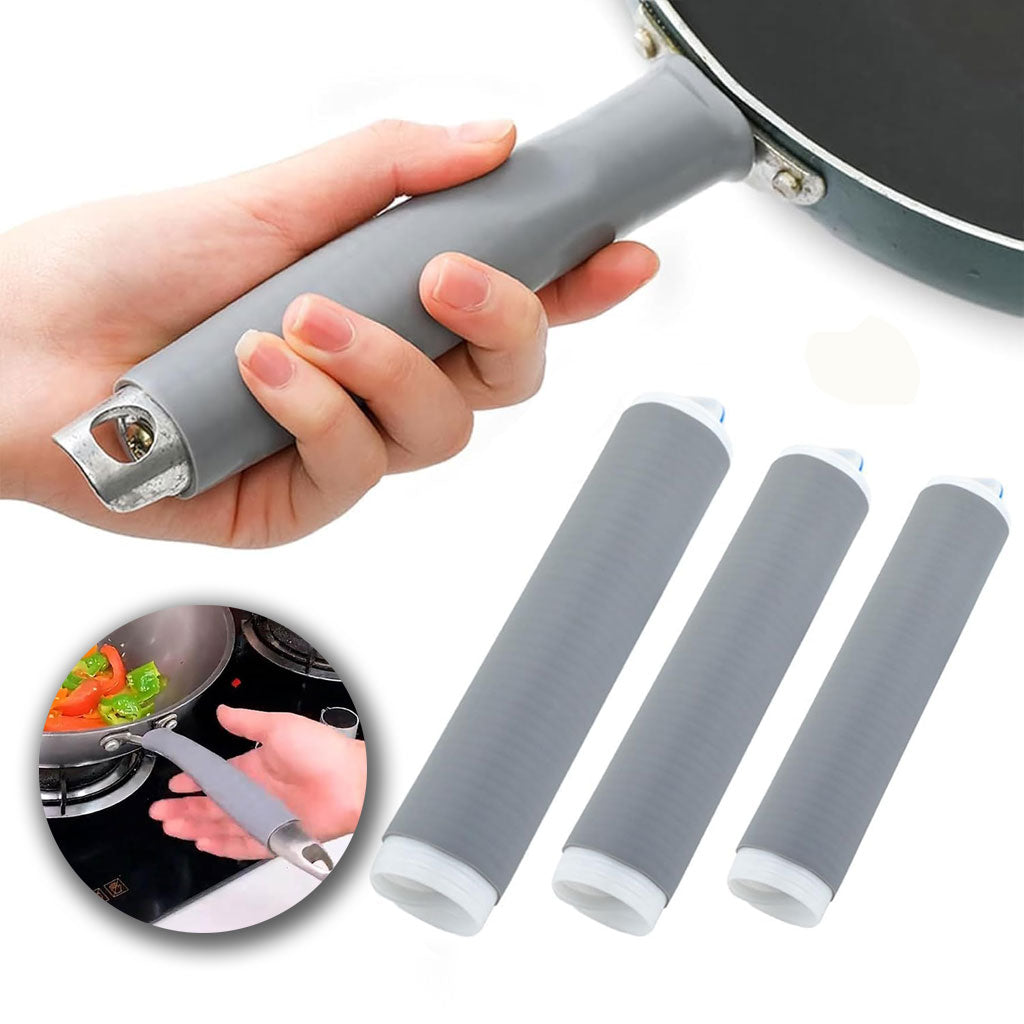 Housses de Poignée en Silicone Résistantes à la Chaleur 240°C Universelles pour Casseroles et Poêles