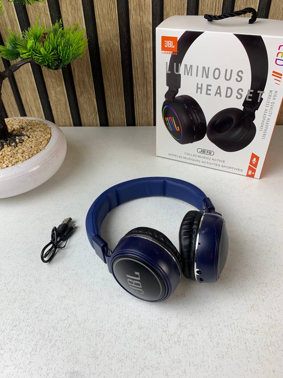 Casque Sans Fil JBL JB70 : Son Pure Bass et Réduction de Bruit
