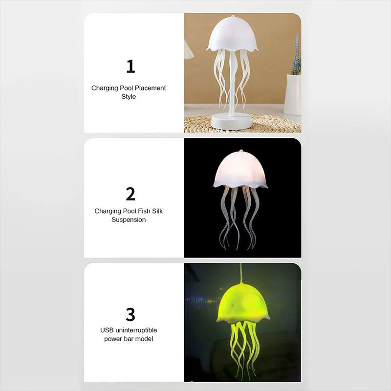Lampe Méduse Interactive : Une Atmosphère Marine Relaxante dans votre Intérieur