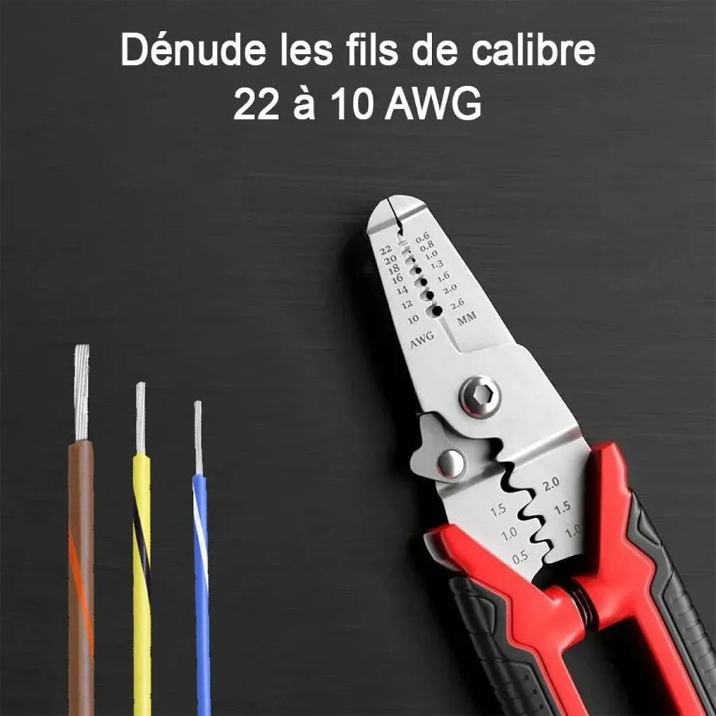 Kit de Sertissage Électrique 170 Pièces – Pince Multifonction Professionnelle