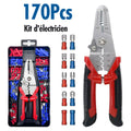 Kit de Sertissage Électrique 170 Pièces – Pince Multifonction Professionnelle