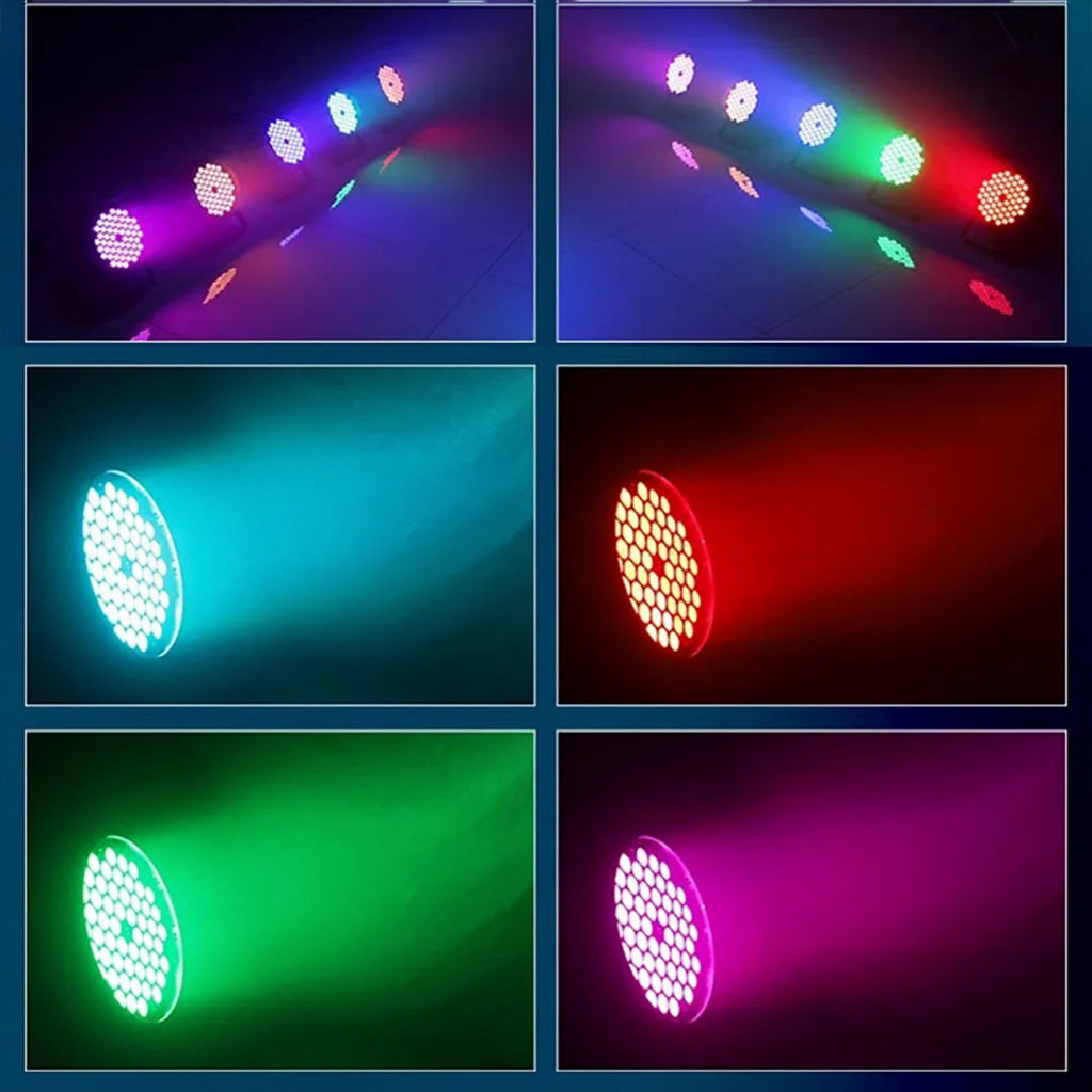 Projecteur LED RGB 36 Lampes – Éclairage Scénique DJ avec Télécommande