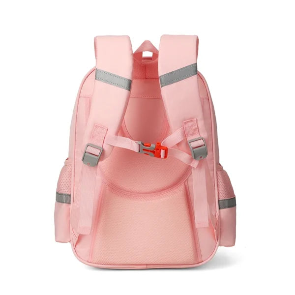Sac à Dos Scolaire Créatif Rose avec Peluche Intégrée et Design Capybara Ludique