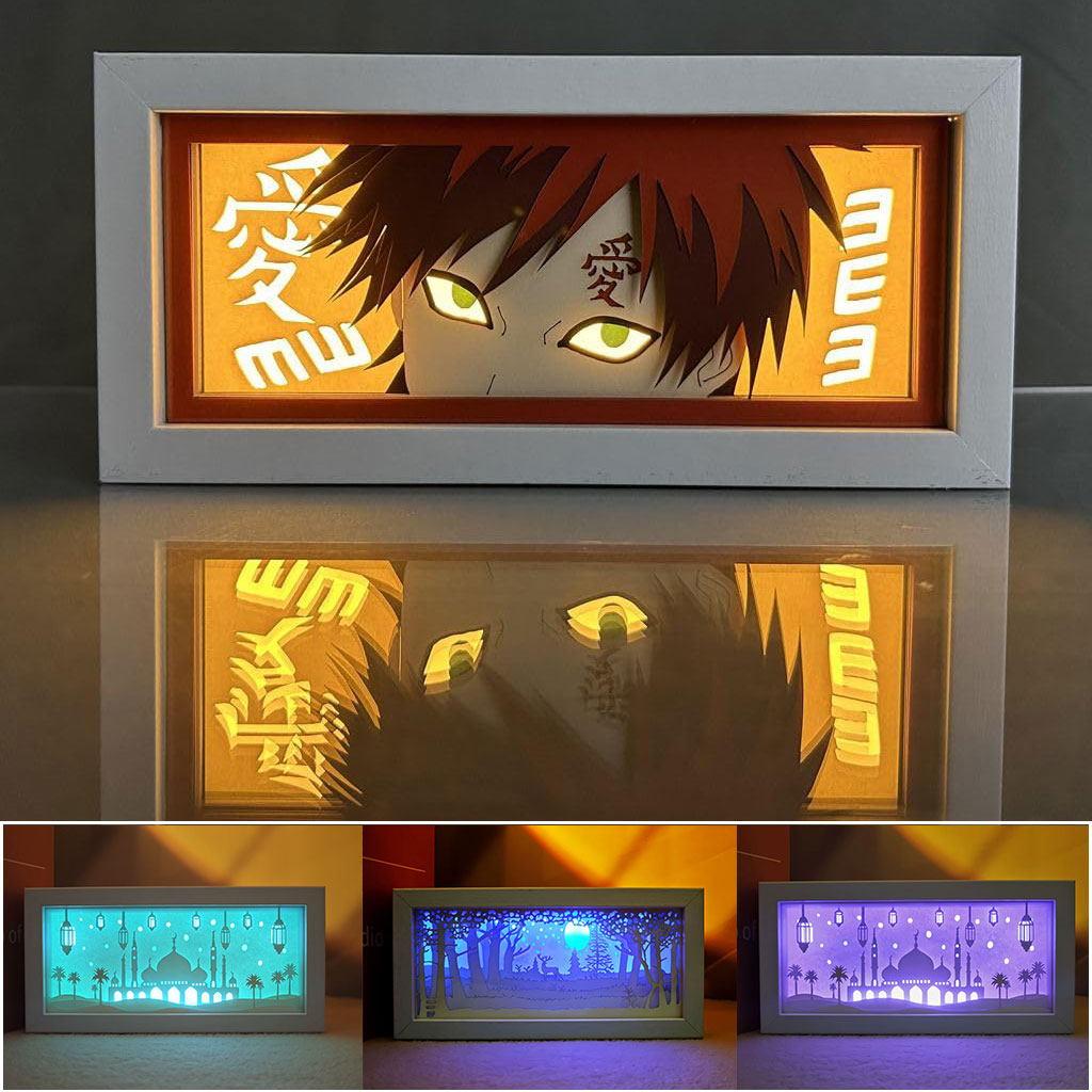 Lampe Décorative LED en Bois et Acrylique Artistique