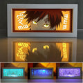 Lampe Décorative LED en Bois et Acrylique Artistique