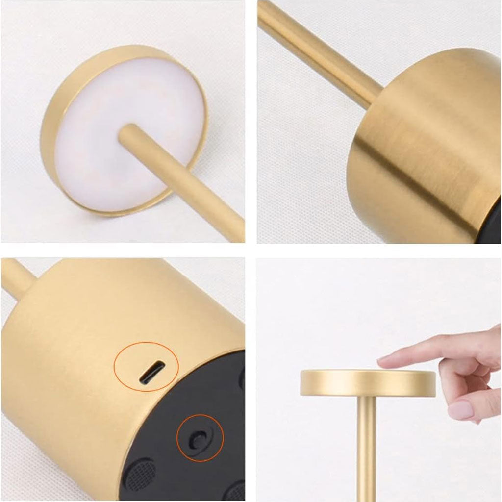 Lampe de Table Sans Fil LED : Design Épuré et Éclairage Personnalisé