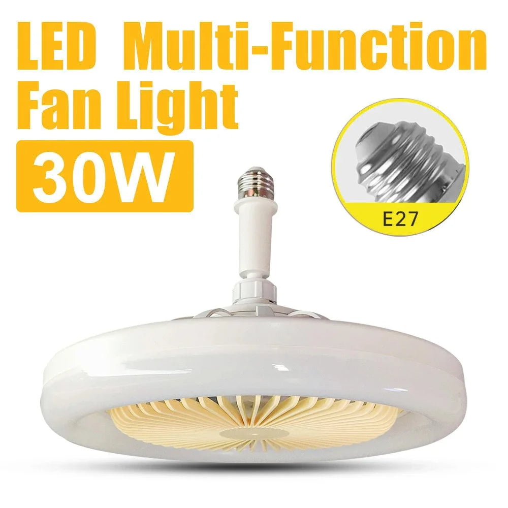 Ventilateur de Plafond LED 2-en-1 Design