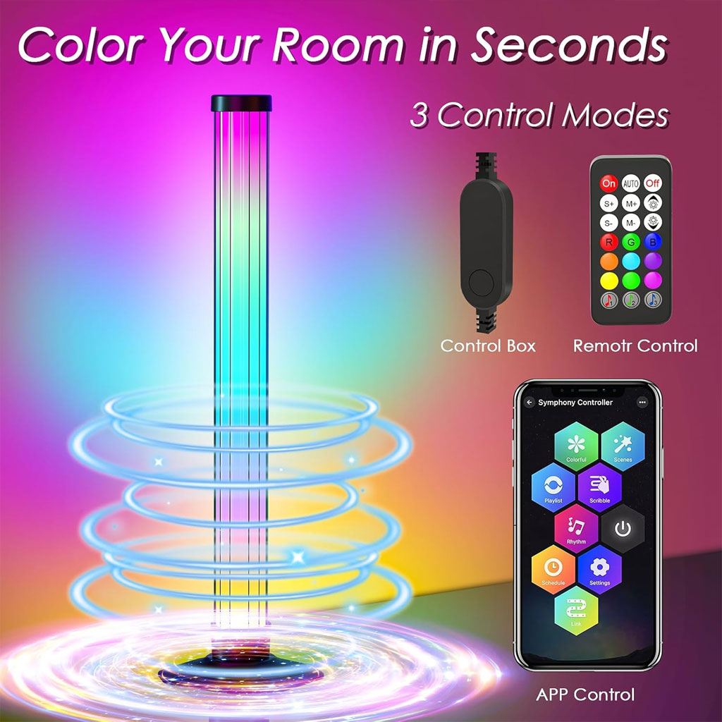 Bande LED RGB Smart 360° – Effet Lumineux Immersif & Contrôle Intelligent