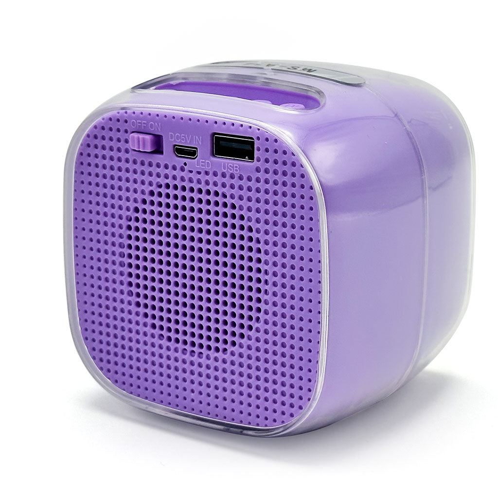 Haut-parleur Nomade Bluetooth MS-A14 avec Éclairage LED Multicolore et Basses Renforcées