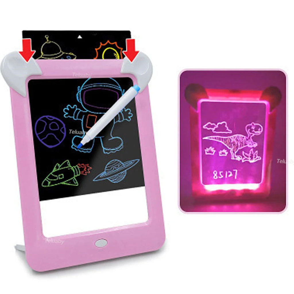 Tablette de Dessin Magique pour Enfants – Créativité Lumineuse et Sans Limite
