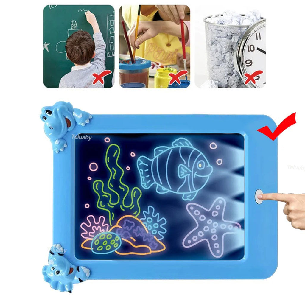 Tablette de Dessin Magique pour Enfants – Créativité Lumineuse et Sans Limite