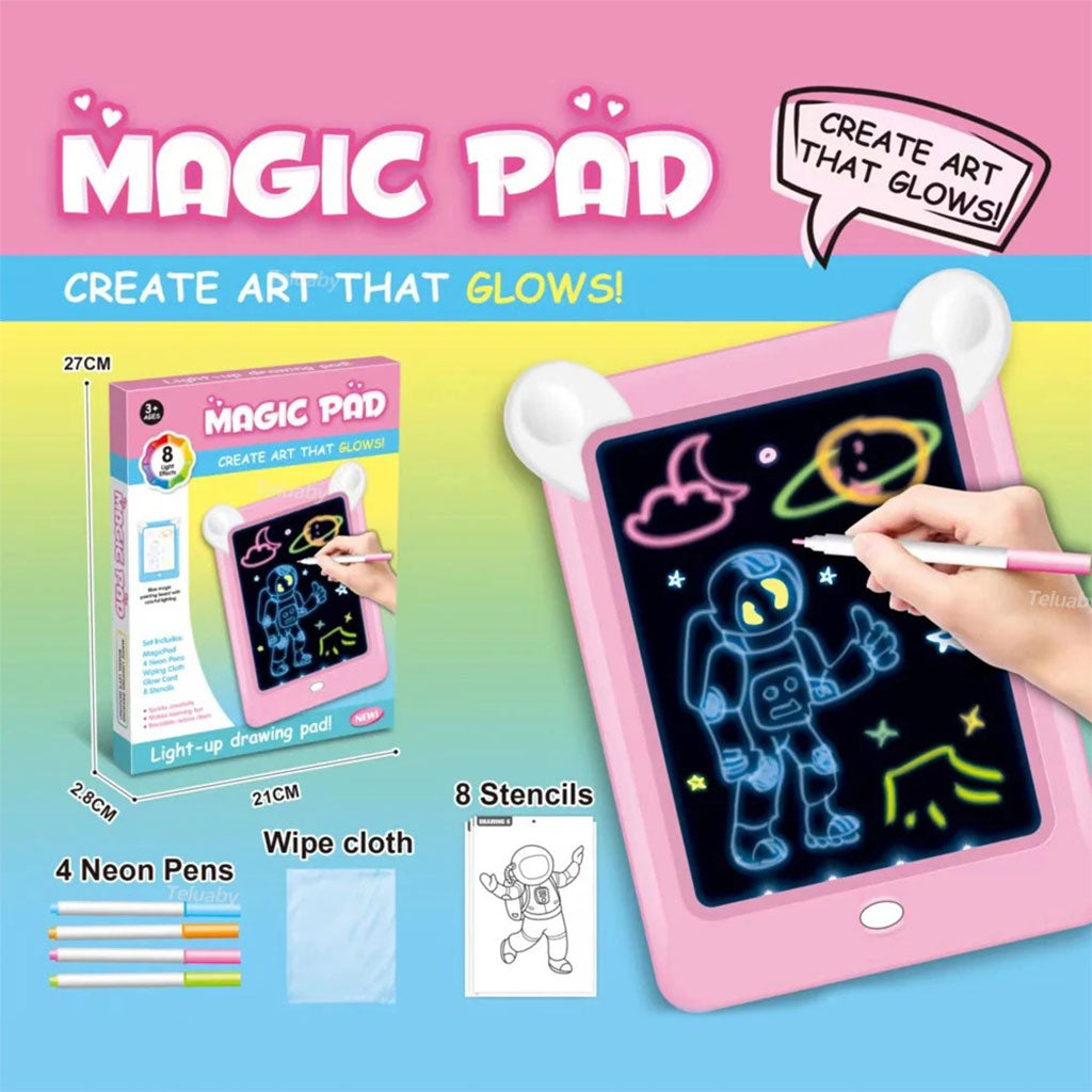 Tablette de Dessin Magique pour Enfants – Créativité Lumineuse et Sans Limite