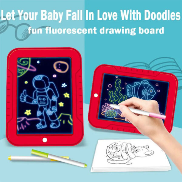 Tableau Magique Lumineux pour Enfants : L’Éveil Créatif par la Lumière Néon
