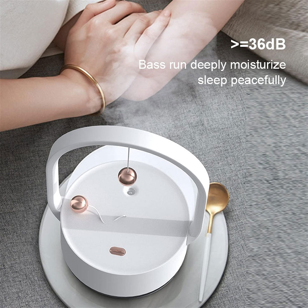 Mini Humidificateur Portable 350 ml USB avec Batterie Rechargeable LED et Arrêt Automatique