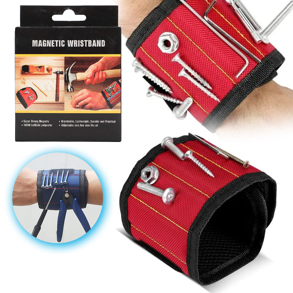 Bracelet Magnétique Professionnel – Support Pratique pour Outils et Vis