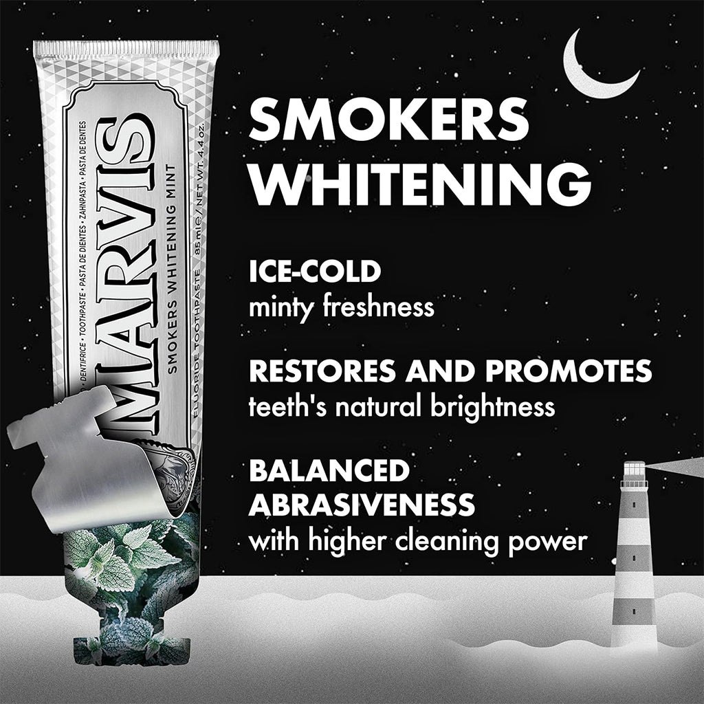 Dentifrice Marvis Blancheur – Soin Dentaire Italien Premium