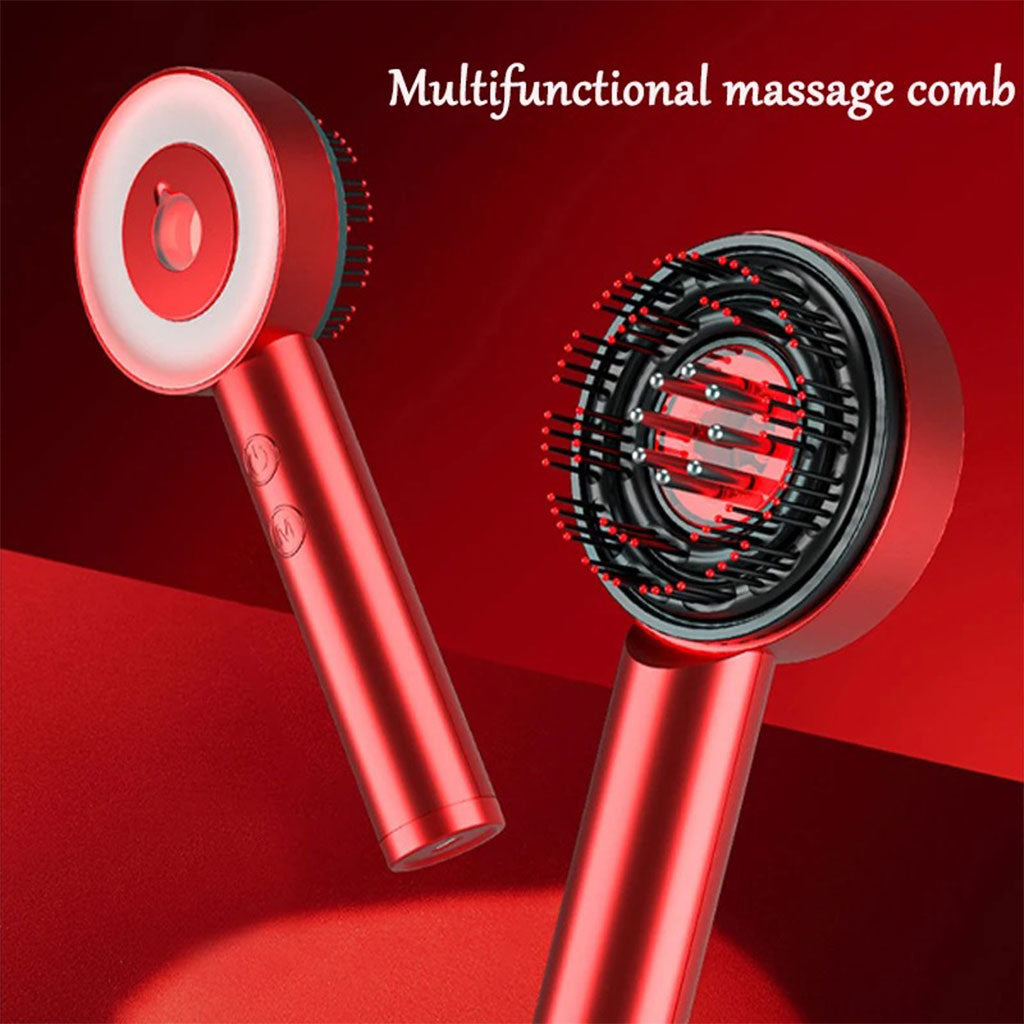 Brosse Massante avec Diffuseur d'Huile : Soin et Détente pour le Cuir Chevelu