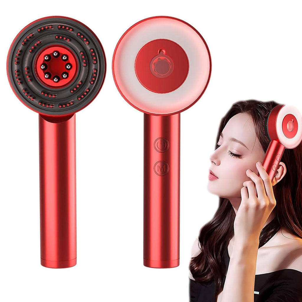 Brosse Massante avec Diffuseur d'Huile : Soin et Détente pour le Cuir Chevelu