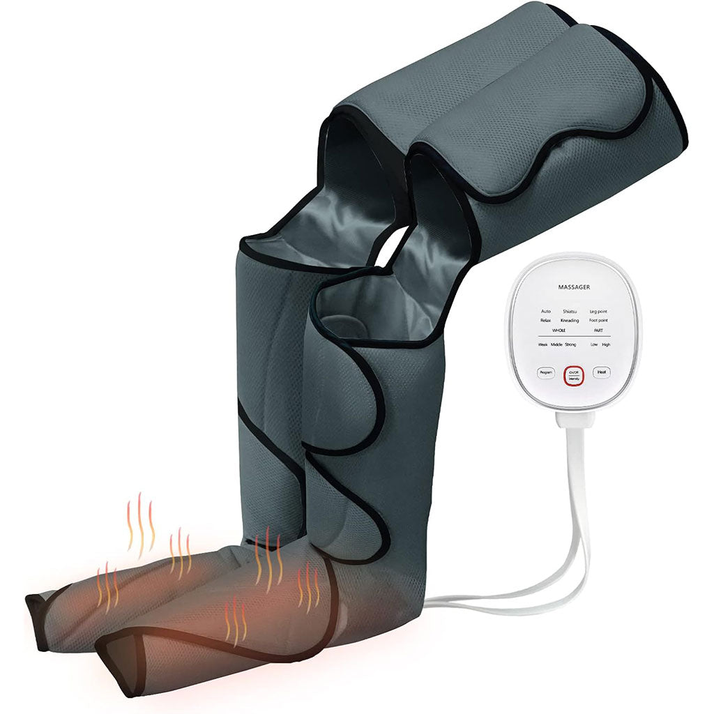 Appareil de Massage Jambes et Pieds Elikliv Pressothérapie Air Compression avec Chauffage et Télécommande