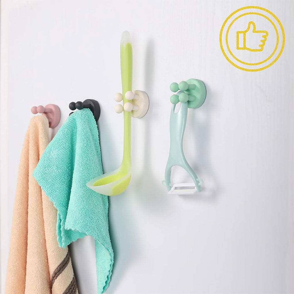 Crochets Adhésifs Silicone Multi-Usage Sans Perçage