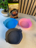 Lot de 3 Moules en Silicone : Cuisson Saine et Air Fryer Pro