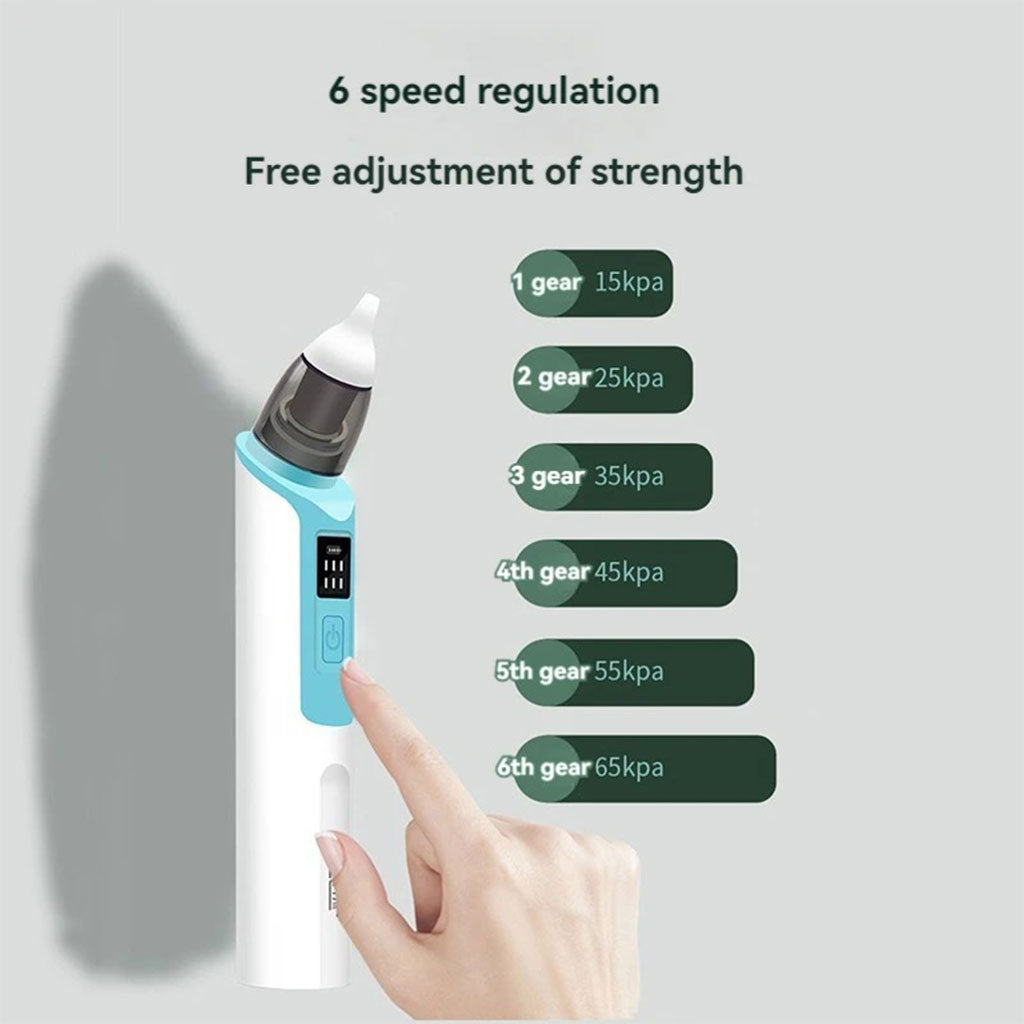 Aspirateur Nasal Électrique Bébé – Réglable, Sûr et Rechargeable