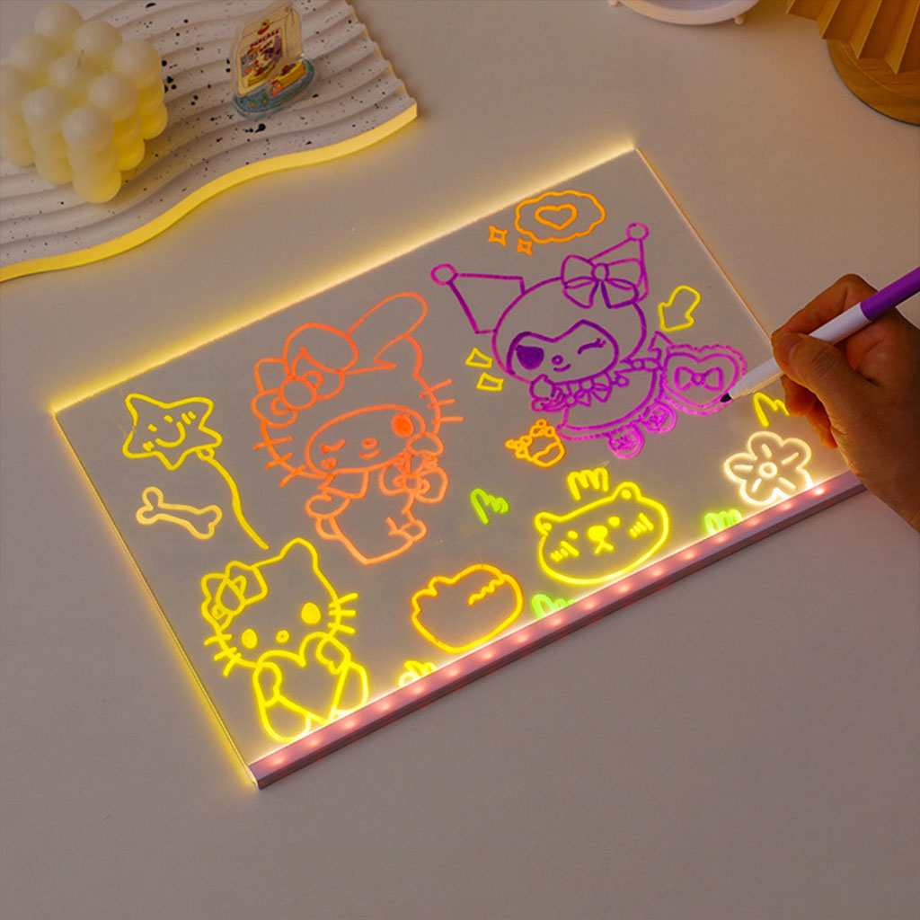 Tableau  à Dessin LED Multicolore : Illuminez vos Idées et Créations