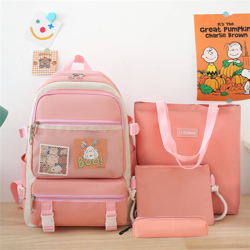 Sac à Dos Multifonction Kawaii Rose : Confort, Style et Grande Capacité au Quotidien