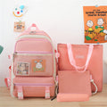 Sac à Dos Multifonction Kawaii Rose : Confort, Style et Grande Capacité au Quotidien