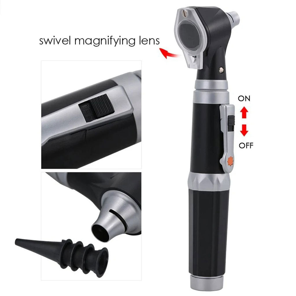 Otoscope Médical Staricare 3X LED Professionnel avec Éclairage Fibre Optique et Embouts Multiples