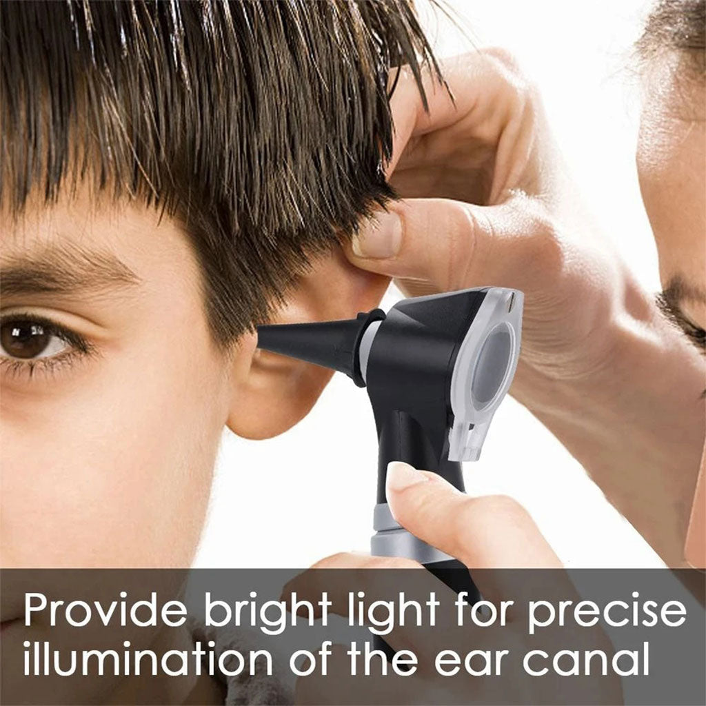 Otoscope Médical Staricare 3X LED Professionnel avec Éclairage Fibre Optique et Embouts Multiples