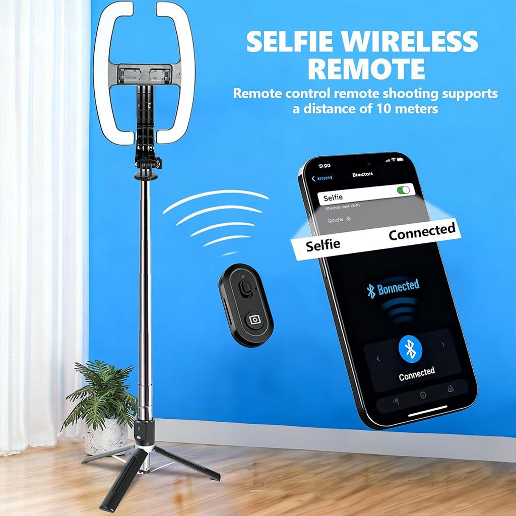 Trépied Professionnel avec Lumière LED – TikTok, YouTube et Maquillage