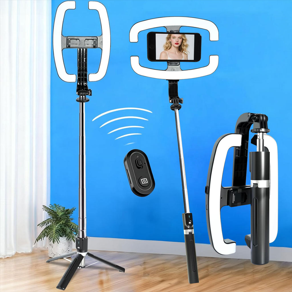 Trépied Professionnel avec Lumière LED – TikTok, YouTube et Maquillage