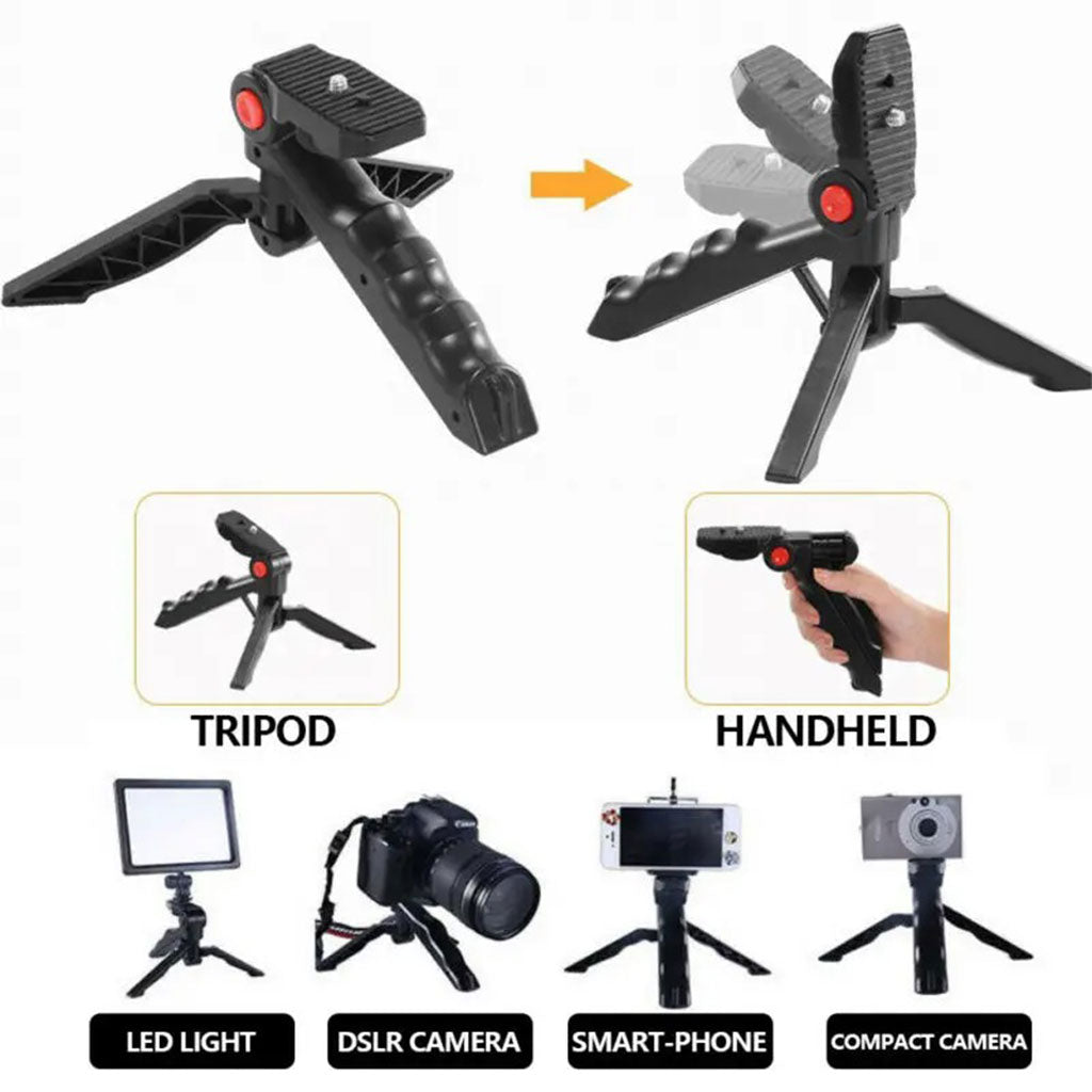 Kit Vidéo Professionnel Smartphone avec LED, Micro et Support de Stabilisation
