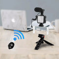 Kit Vidéo Professionnel Smartphone avec LED, Micro et Support de Stabilisation