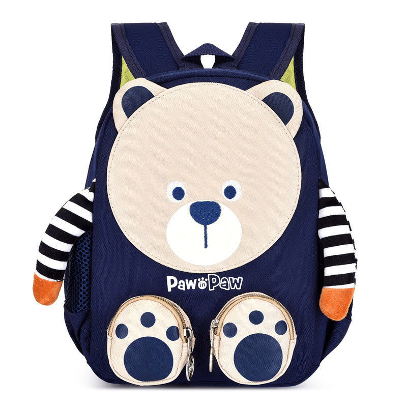 Sac à Dos Enfant "PAW PAW" Design Ours Adorable avec Ardoise Magique Offerte