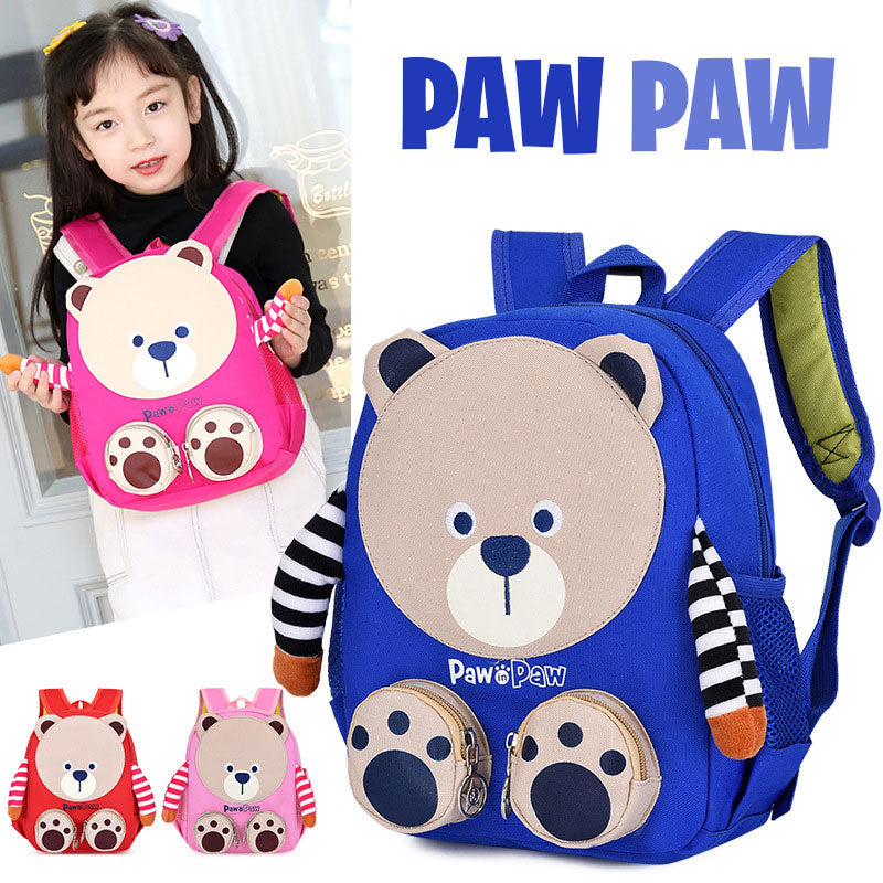 Sac à Dos "PAW PAW" Petit Ours – Compagnon Ludique et Léger pour Enfants