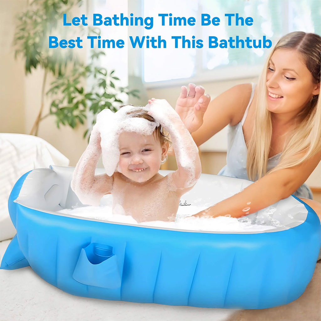Baignoire Gonflable pour Bébé : Confort, Sécurité et Praticité