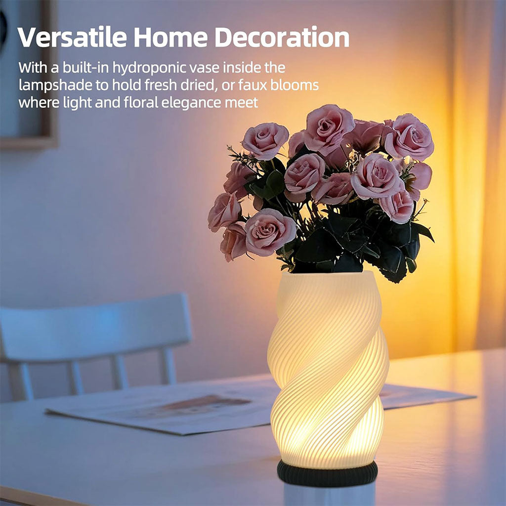 Lampe LED 3D USB avec Pot de Plante – Éclairage Réglable & Design Moderne