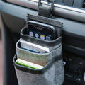 Organisateur de siège voiture multifonction – 5 poches avec passage câble et installation facile