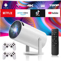 Projecteur de Jeux Stick 4K avec Android 11 – 20 000+ Jeux et Double Manette