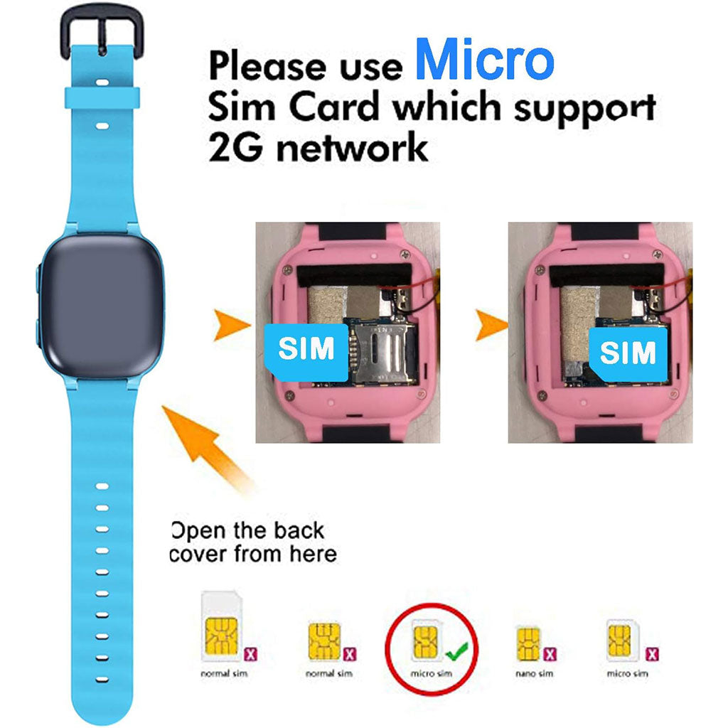 Montre Intelligente Enfant avec GPS et Appel SOS – Sécurité et Communication