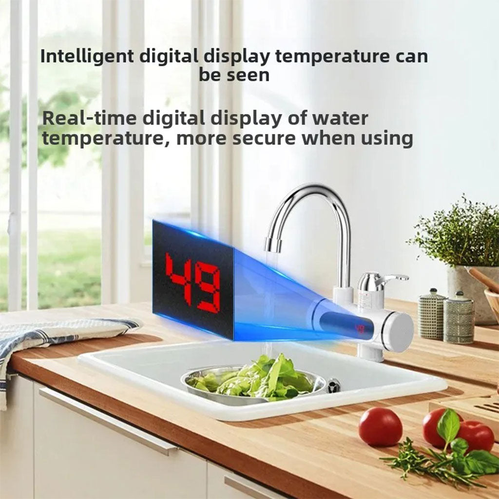 Chauffe-Eau Instantané Compact : Eau Chaude en 3 Secondes