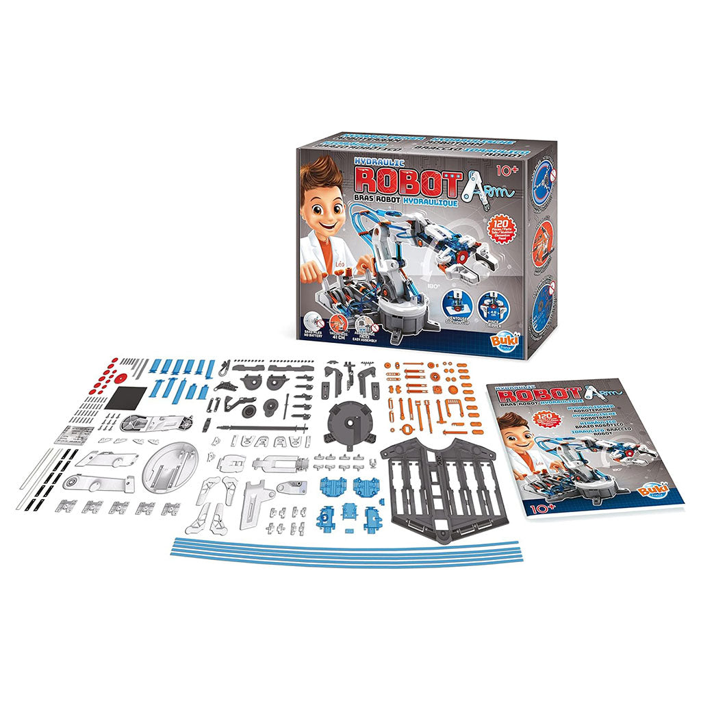 Robot hydraulique éducatif à assembler – kit STEM interactif pour enfants et adolescents