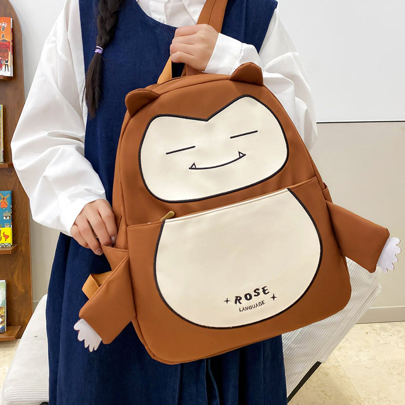 Ensemble de Sacs Snorlax Marron : Le Pack Complet pour un Style Original et Confortable